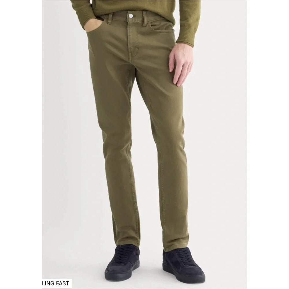 EVERLANE Men's The Stretch Twill 5-Pocket Pant Size 30 - Picture 2 of 14